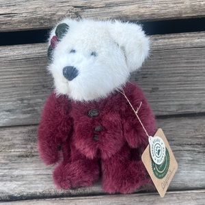 BOYDS BEARS GLYNNIS 8” ARCHIVE COLLECTION PLUSH BEAR W/ ROSE BUDS